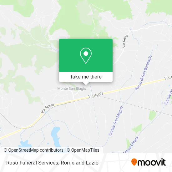 Raso Funeral Services map
