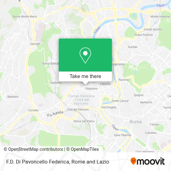 F.D. Di Pavoncello Federica map