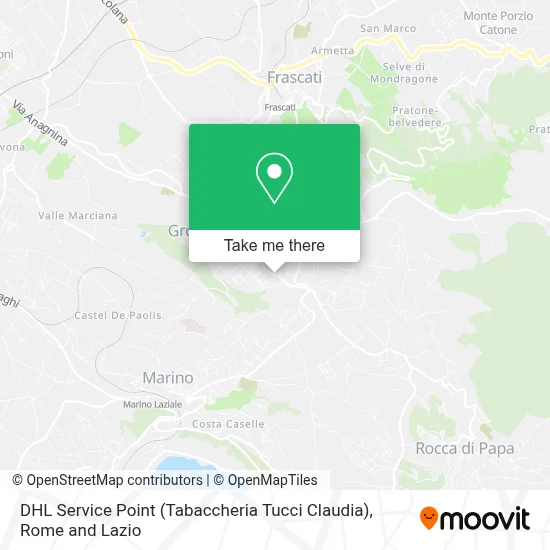 DHL Service Point (Tabaccheria Tucci Claudia) map