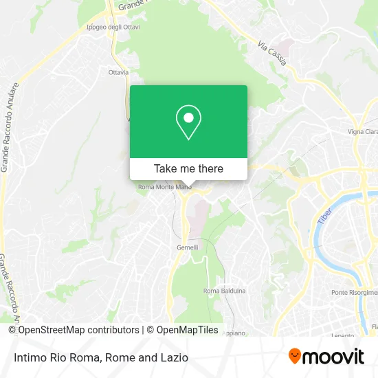 Intimo Rio Roma map