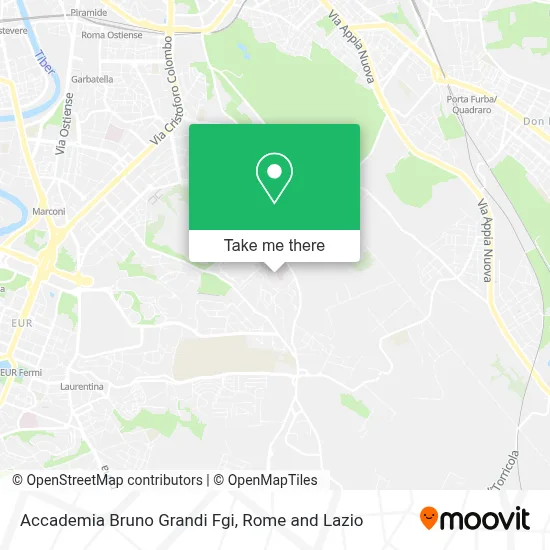 Accademia Bruno Grandi Fgi map