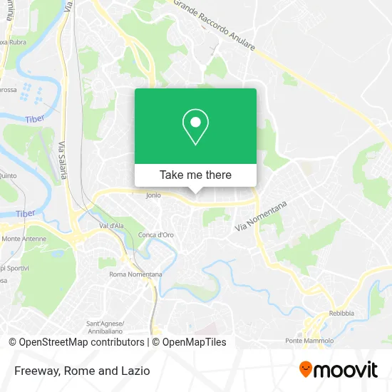 Freeway map