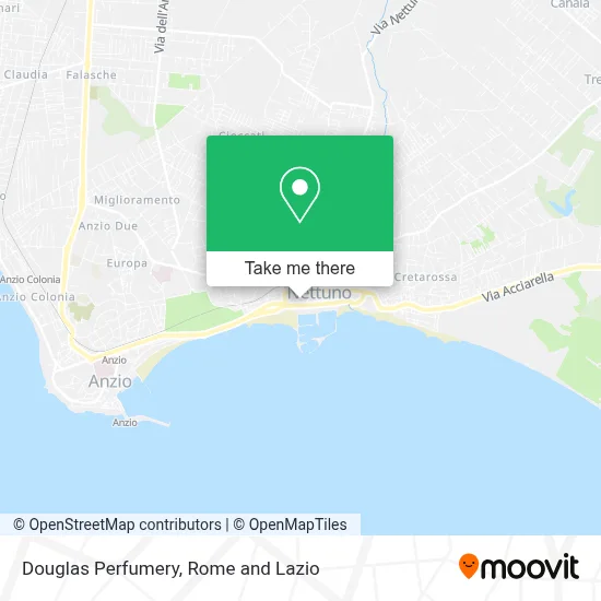 Douglas Perfumery map