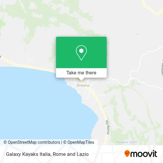 Galaxy Kayaks Italia map