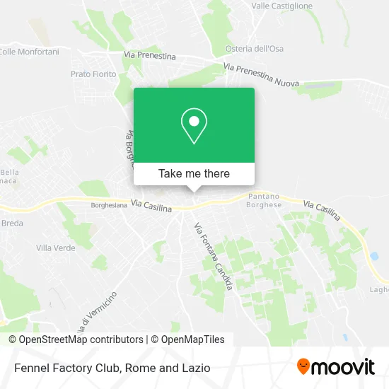 Fennel Factory Club map