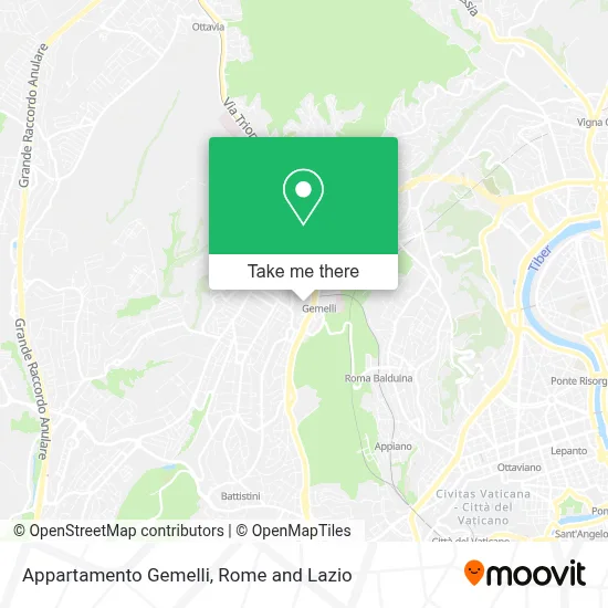 Appartamento Gemelli map
