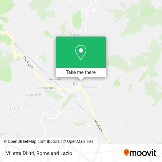 Villetta Di Itri map