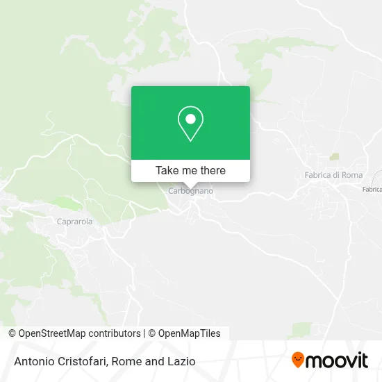 Antonio Cristofari map
