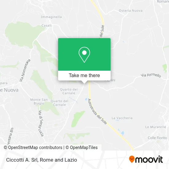 Ciccotti A. Srl map