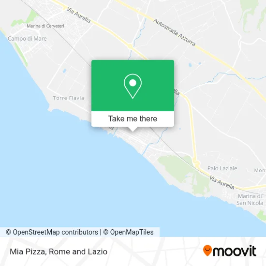 Mia Pizza map