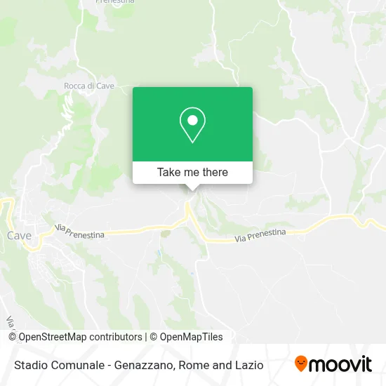 Stadio Comunale - Genazzano map