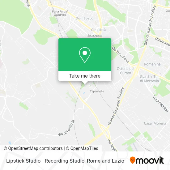Lipstick Studio - Recording Studio map