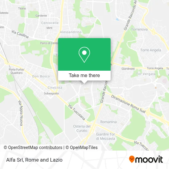 Alfa Srl map