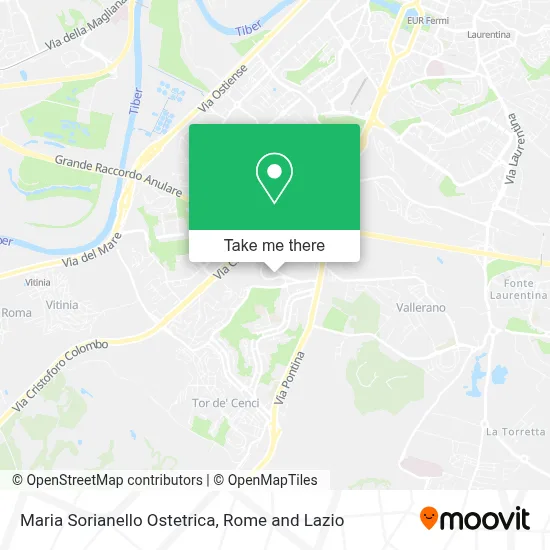 Maria Sorianello Ostetrica map
