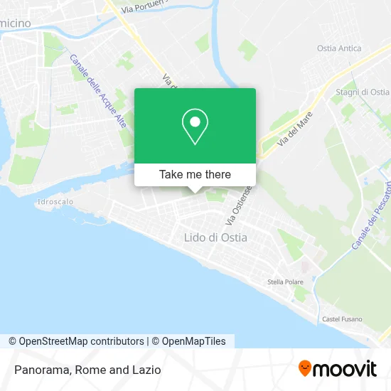 Panorama map