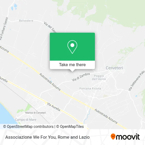 Associazione We For You map