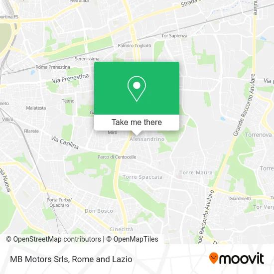 MB Motors Srls map