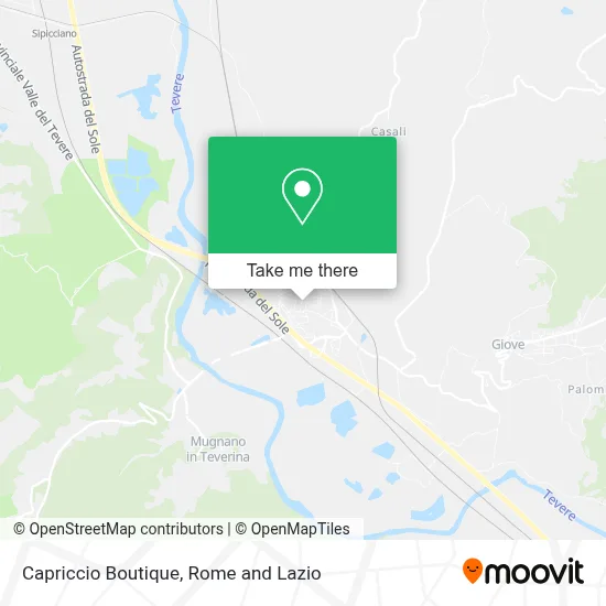 Capriccio Boutique map