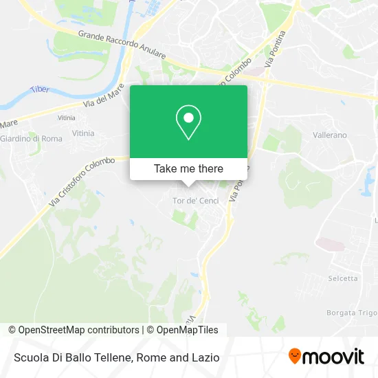 Scuola Di Ballo Tellene map