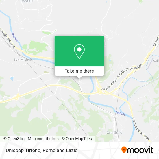 Unicoop Tirreno map