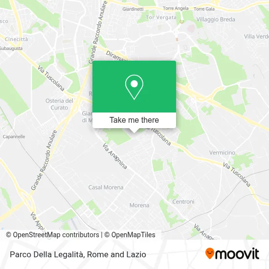 Parco Della Legalità map