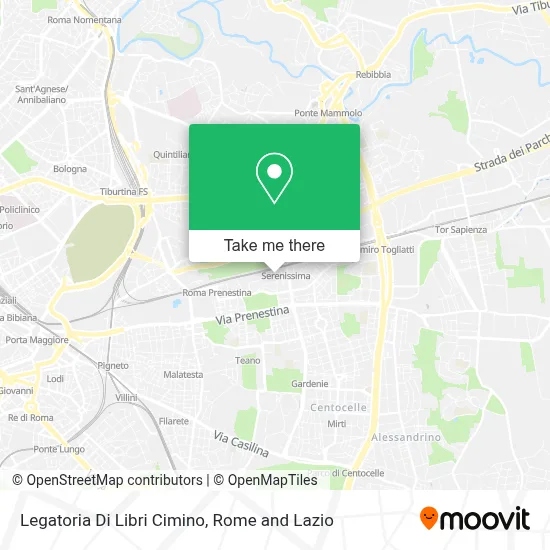 Legatoria Di Libri Cimino map