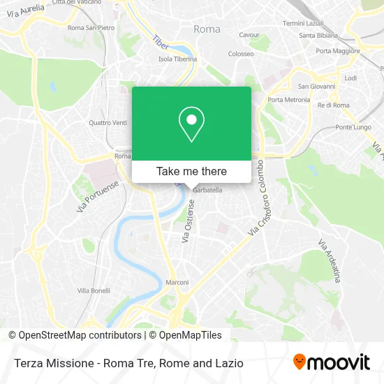 Terza Missione - Roma Tre map