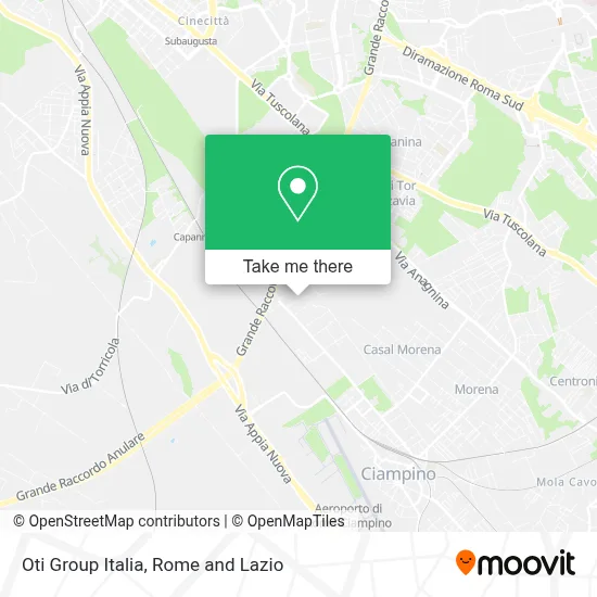 Oti Group Italia map