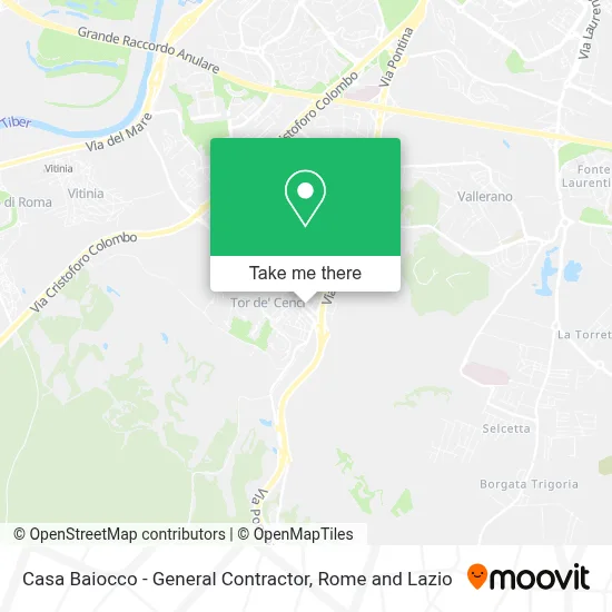 Casa Baiocco - General Contractor map