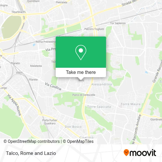 Talco map