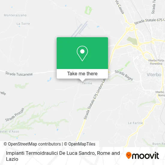 Impianti Termoidraulici De Luca Sandro map