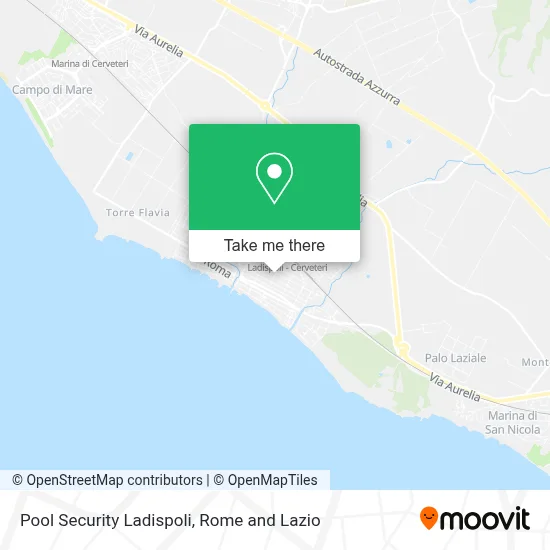 Pool Security Ladispoli map