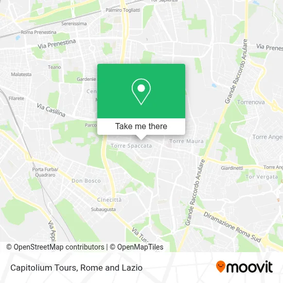 Capitolium Tours map