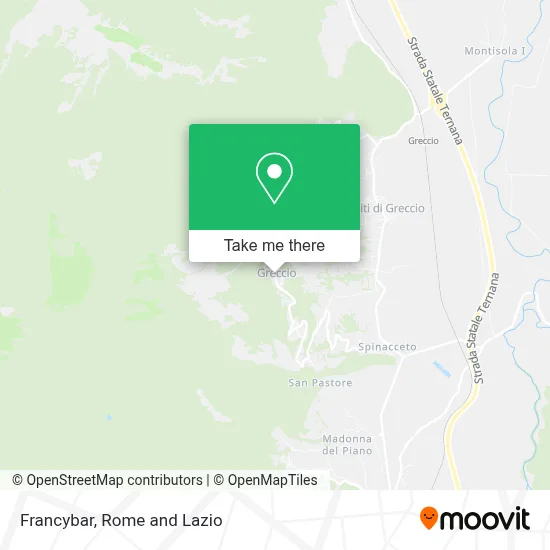 Francybar map