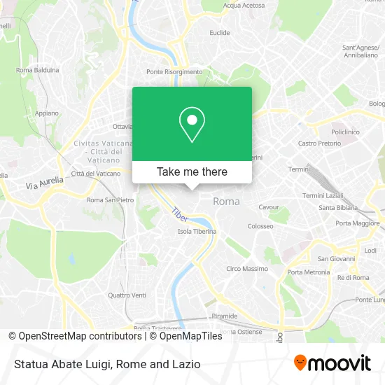 Statua Abate Luigi map