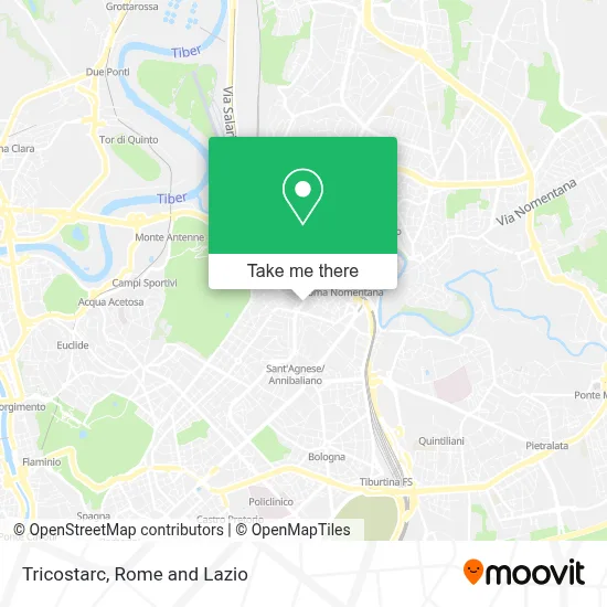Tricostarc map