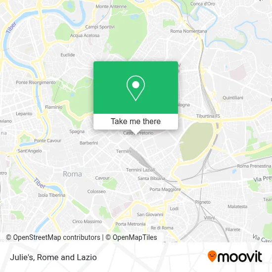 Julie's map