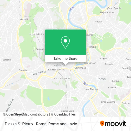 Piazza S. Pietro - Roma map