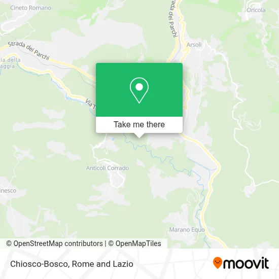 Chiosco-Bosco map