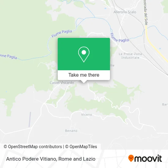Antico Podere Vitiano map