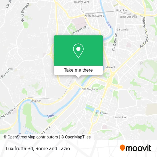 Luxifrutta Srl map