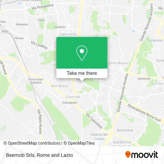 Beemob Srls map