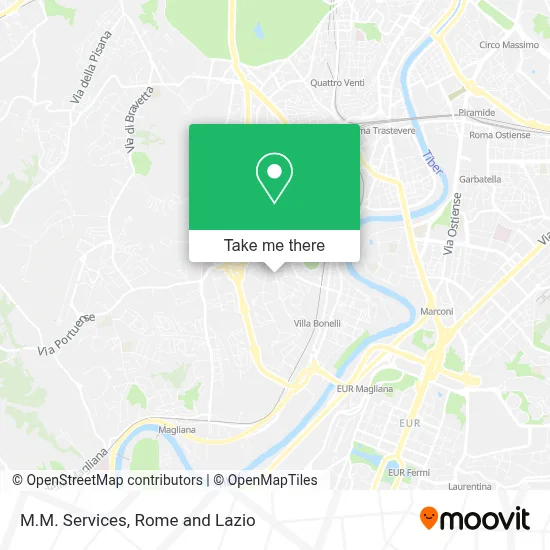 M.M. Services map