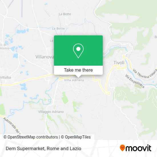 Dem Supermarket map