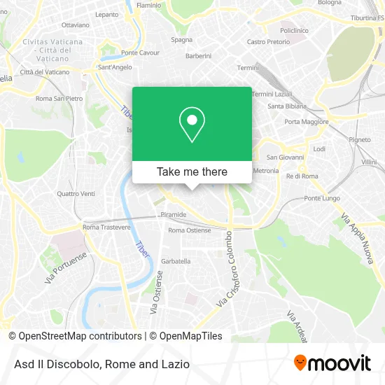Asd Il Discobolo map