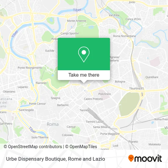 Urbe Dispensary Boutique map