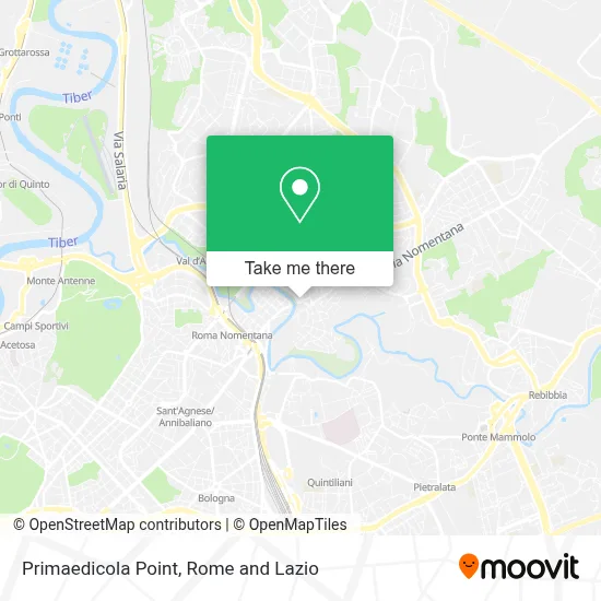 Primaedicola Point map
