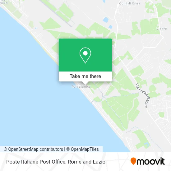 Poste Italiane Post Office map