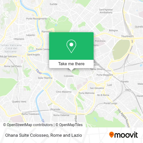Ohana Suite Colosseo map
