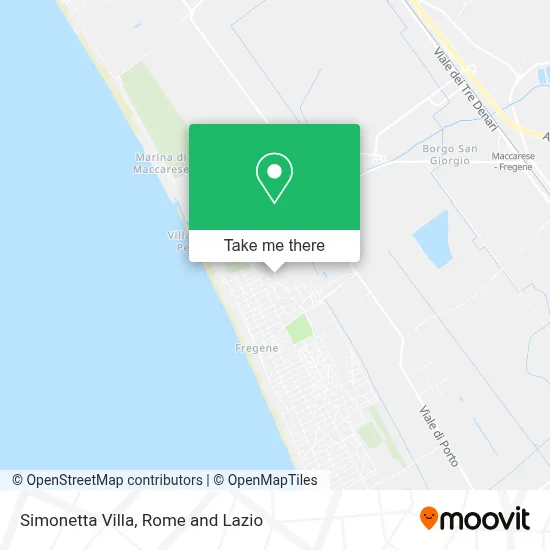Simonetta Villa map